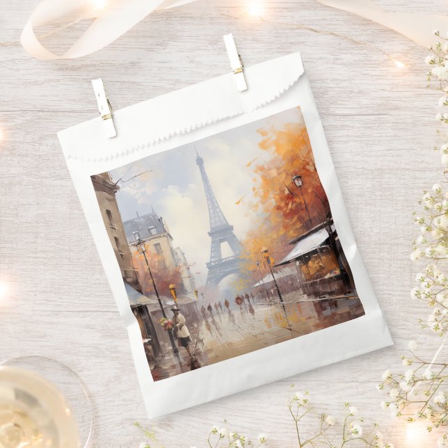 Autumn in Paris France Favour Bag (Clipped)