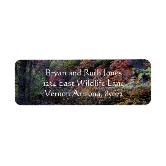 Autumn in Sedona Return Address Label