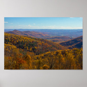 Autumn in Shenandoah National Park, Virginia Poster