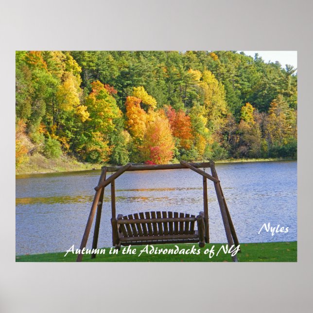 Autumn in the Adirondacks of NY Print or Poster (Front)