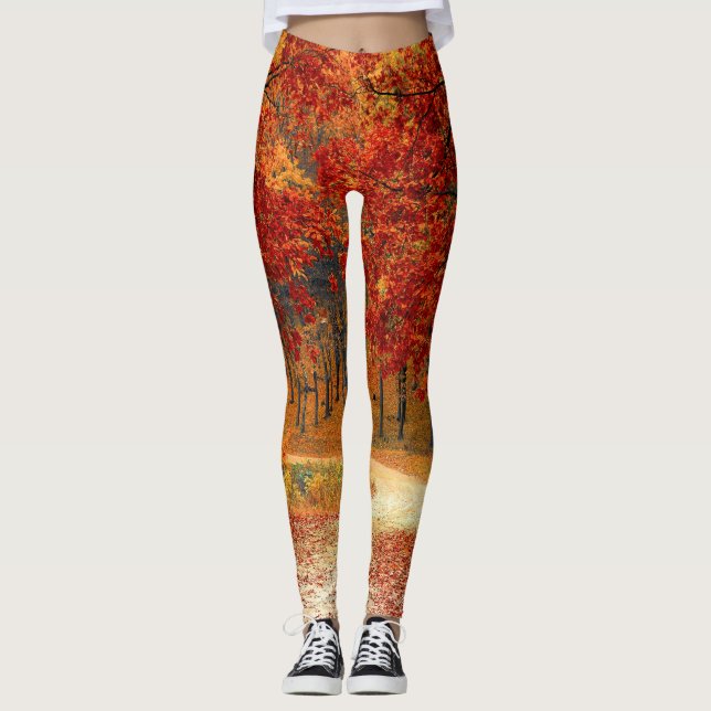 autumn in the forest leggings (Front)
