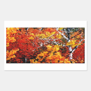 Autumn in the Forest - Painting Art Stickers