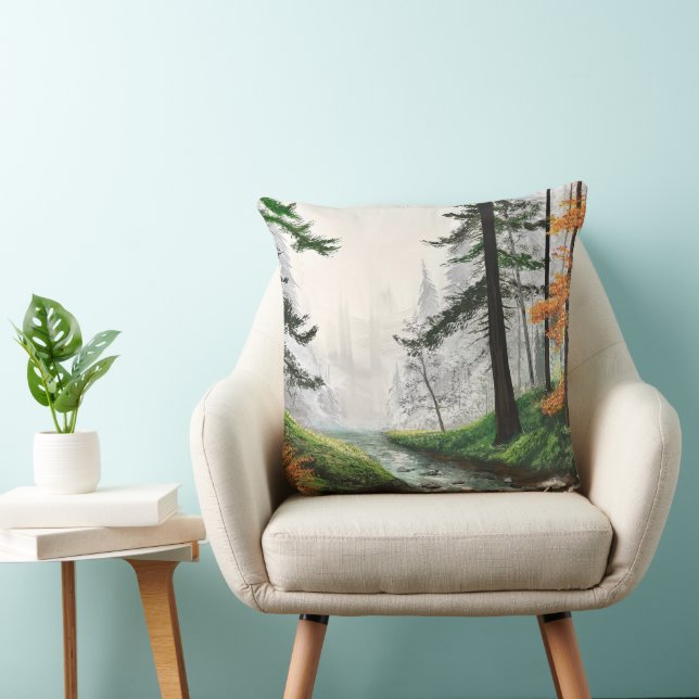 Autumn in the forest pillow (Chair)