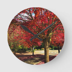 Autumn in the Neighbourhood, Oregon Round Clock