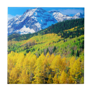Autumn in the Rockies Ceramic Tile
