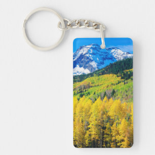 Autumn in the Rockies Key Ring