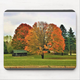 Autumn in West Bend, Wisconsin Mouse Pad