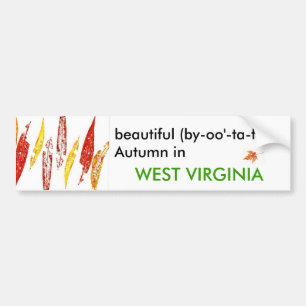 Autumn in West Virginia Bumper Sticker