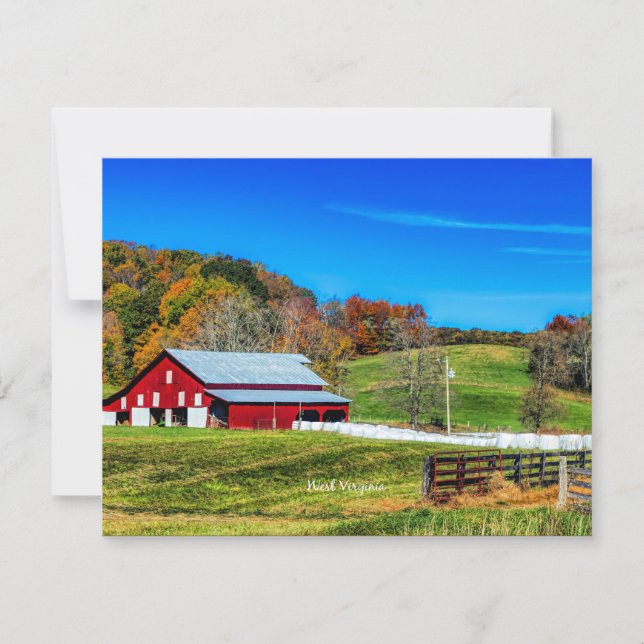 Autumn in West Virginia Card (Front)