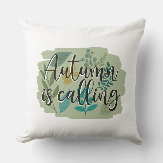 Autumn Is Calling Cushion (Front)