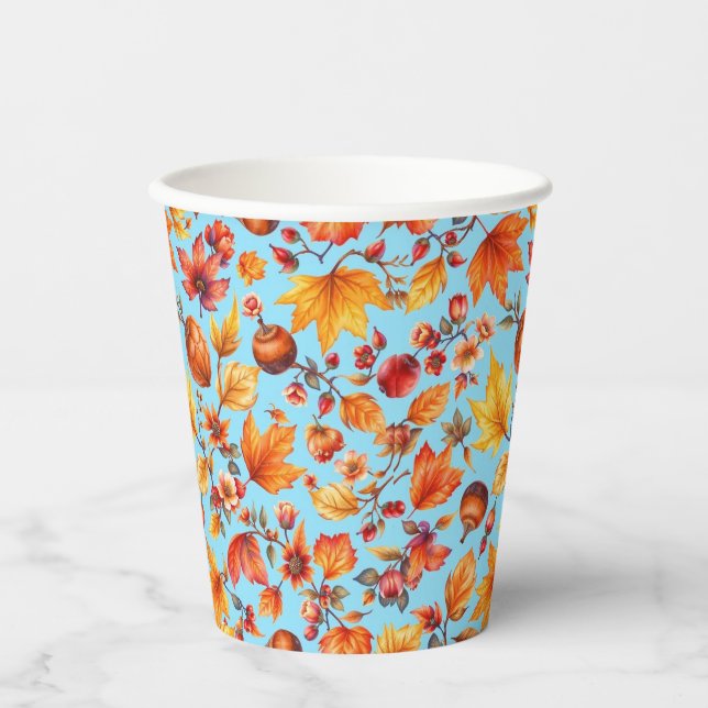 Autumn is in the Air Paper Cups (Front)
