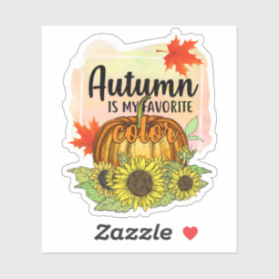 Autumn Is My Favourite Colour - Leaves Pumpkin