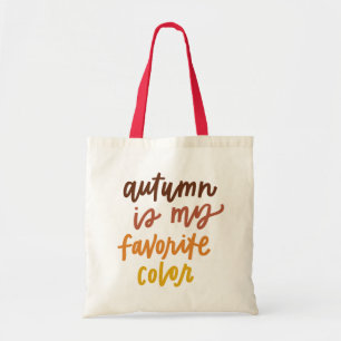 "Autumn Is My Favourite Colour" Tote Bag