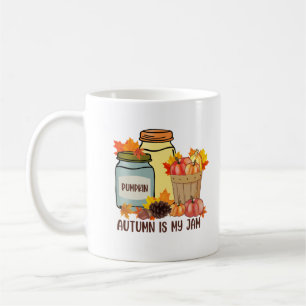 Autumn is My Jam Personalised Coffee Mug