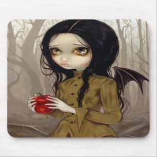 Autumn is My Last Chance gothic fairy Mousepad