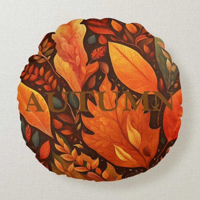 Autumn - IV Round Cushion (Front)