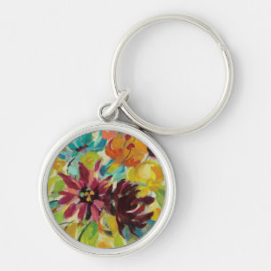 Autumn Joy Flowers Key Ring