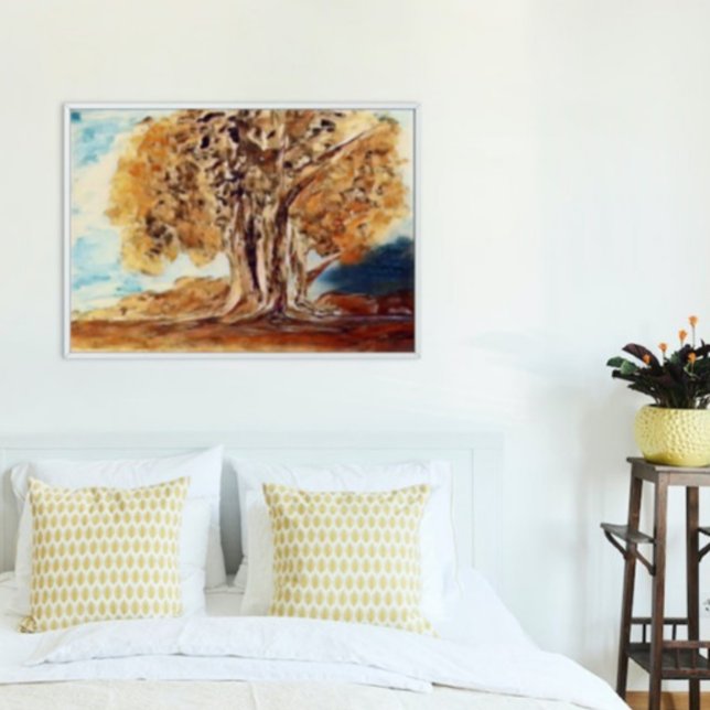 Autumn Jungle Woods Trees Landscape Painting Poster (Creator Uploaded)