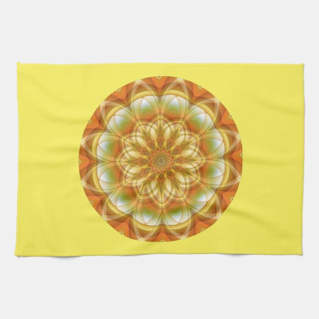 Autumn Kaleidoscope  Tea Towel (Horizontal)