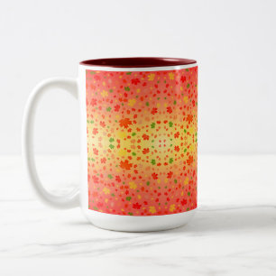 Autumn Kaleidoscope Two-Tone Coffee Mug