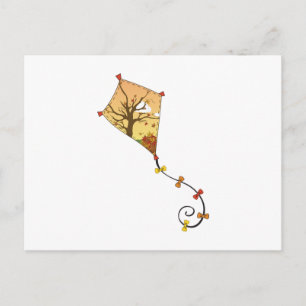 Autumn Kite Postcard