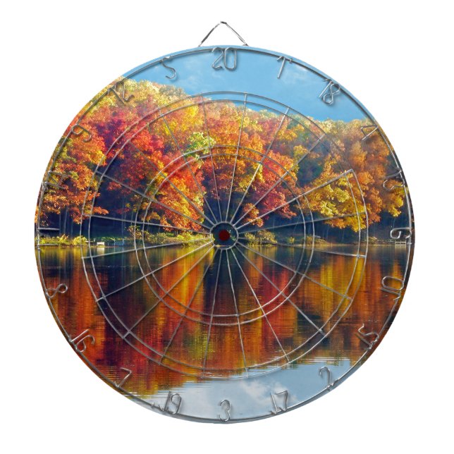 Autumn Lake Dartboard (Front)