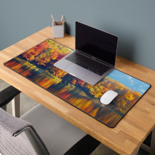Autumn Lake Desk Mat