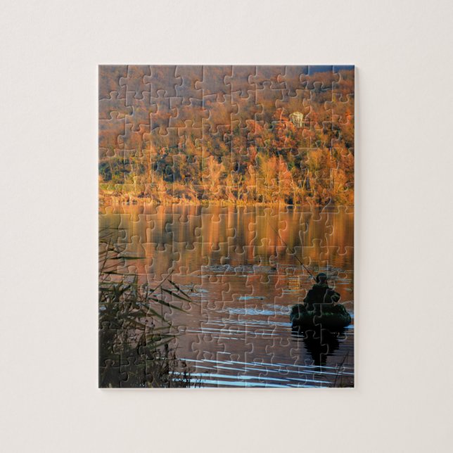 Autumn Lake Jigsaw Puzzle (Vertical)