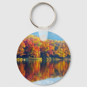 Autumn Lake Key Ring