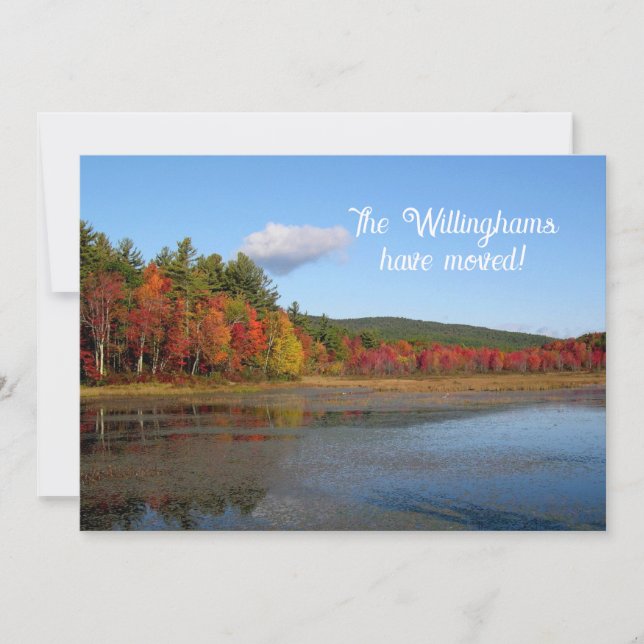 Autumn Lake New Address Announcement (Front)