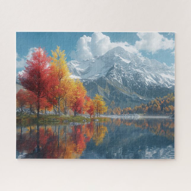 Autumn Lake Puzzle (Horizontal)