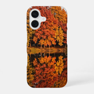 Autumn Lake Reflection Phone Case