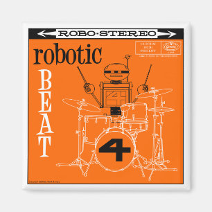 Autumn Lake "ROBOTIC BEAT LP" Magnet