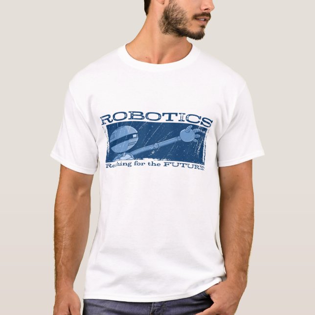 AUTUMN LAKE "Robotics!" Distressed T-Shirt (Front)