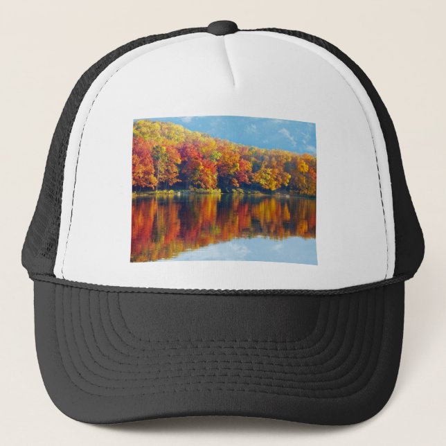 Autumn Lake Trucker Hat (Front)