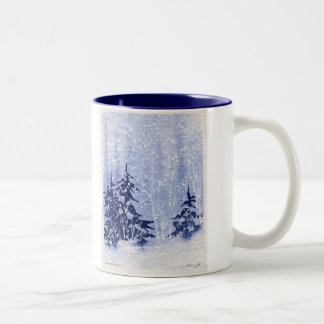 Autumn Lake "WINTER PINES" Coffee Mug