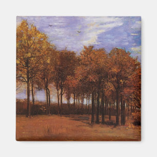 Autumn Landscape by Vincent van Gogh Magnet