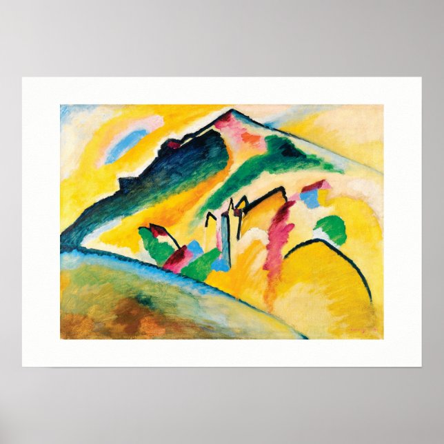 Autumn Landscape by Wassily Kandinsky Poster (Front)