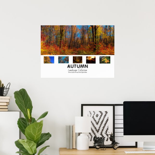 Autumn Landscape Collection Poster (Home Office)
