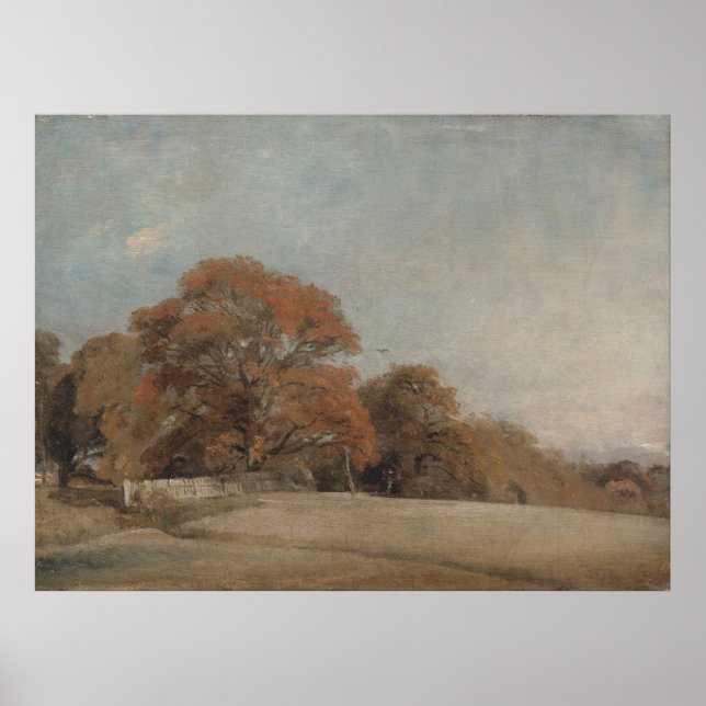 Autumn Landscape, East Bergholt – Constable Poster (Front)