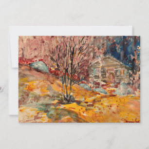 Autumn Landscape   George Luks Card