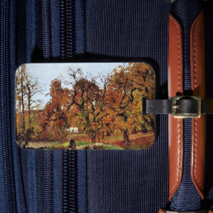 Autumn Landscape, Near Pontoise, Luggage Tag