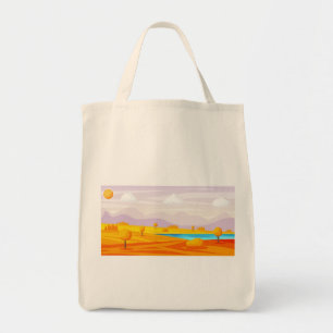 Autumn Landscape of mountain Tote Bag