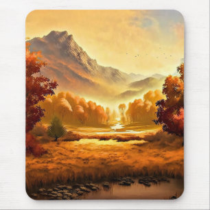 Autumn Landscape Painting-68754 Mouse Pad
