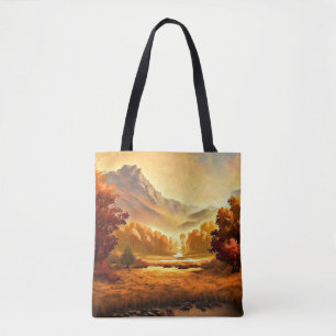 Autumn Landscape Painting-68754 Tote Bag
