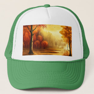 Autumn Landscape Painting-87546 Trucker Hat