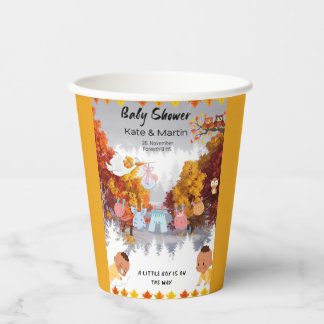 Autumn Landscape Paper Cups
