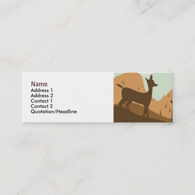 Autumn Landscape Profile Card (Front)