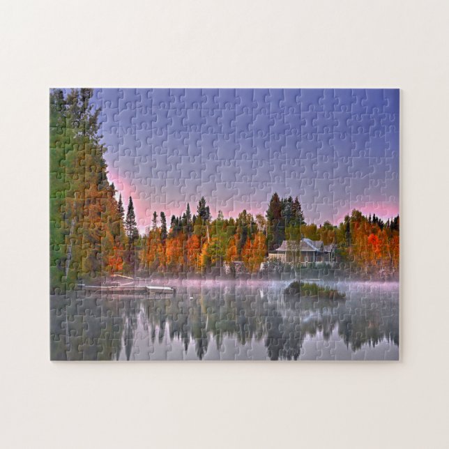 Autumn landscape Quebec. Jigsaw Puzzle (Horizontal)