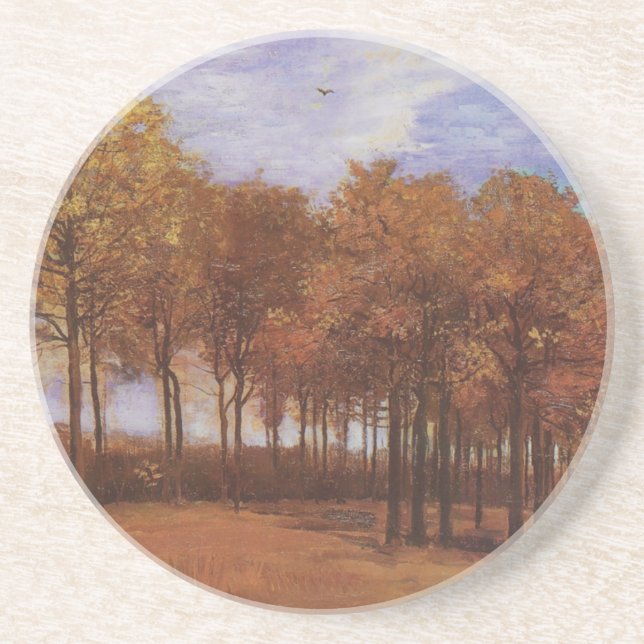 Autumn Landscape - Vincent Van Gogh Coaster (Front)